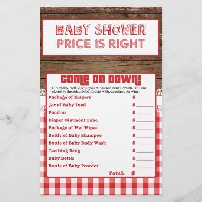 Le prix est correct - Red Baby Q (Devant)