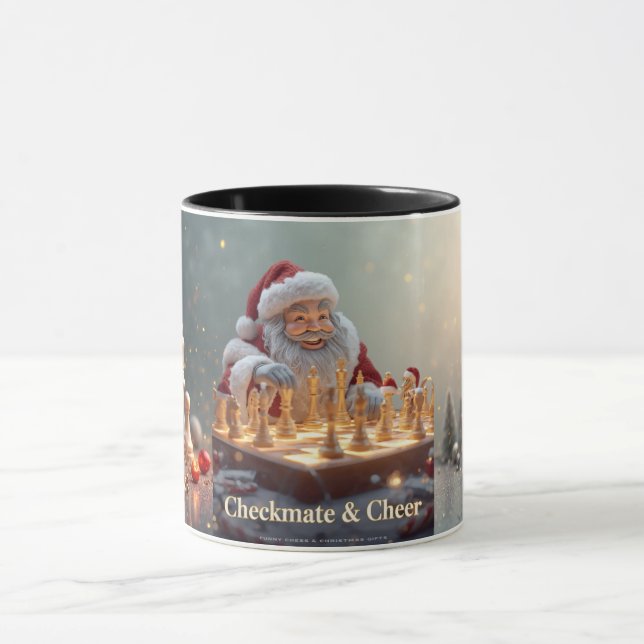 Le prochain coup de Santa – Mug de Noël drôle d'éc (Centre)