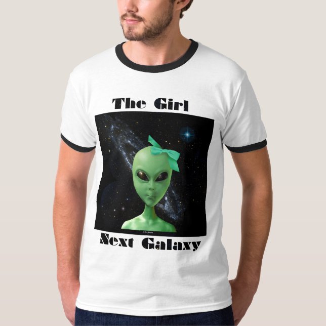 Le prochain T-shirt de galaxie de fille (Devant)