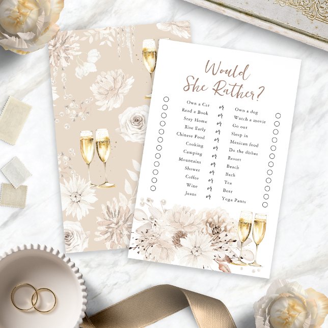 Le Procureur Préférerait-Elle Jouer (Prosecco Would She Rather Game
)