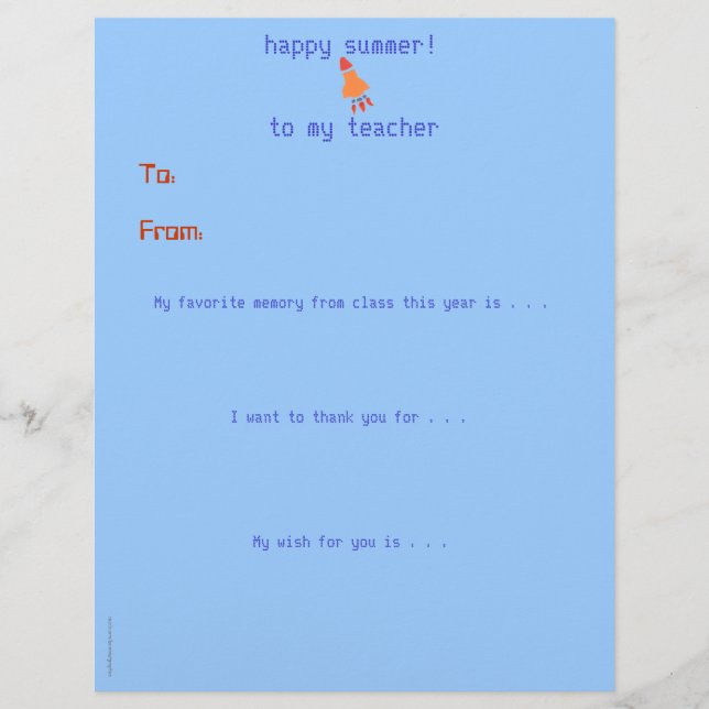 Le professeur personnalisé par fin d'année vous (Devant)