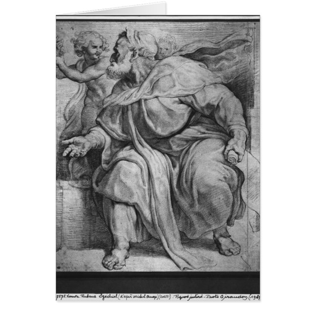 Le prophète Ezekiel, après Michangelo Buonarroti (Devant)