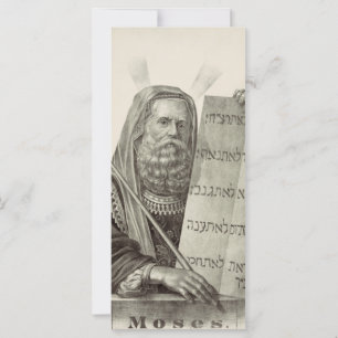 Le prophète Moïse avec les tablettes de la loi