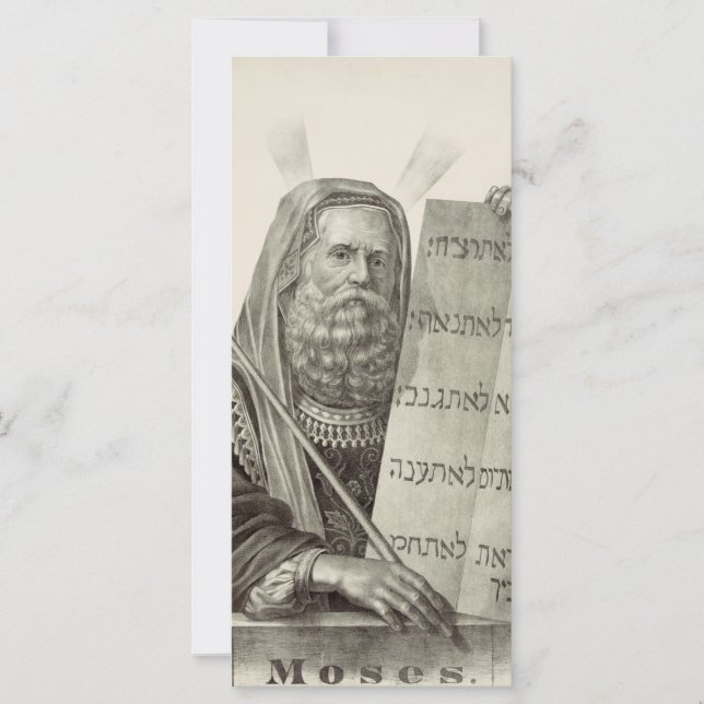 Le prophète Moïse avec les tablettes de la loi (Devant)