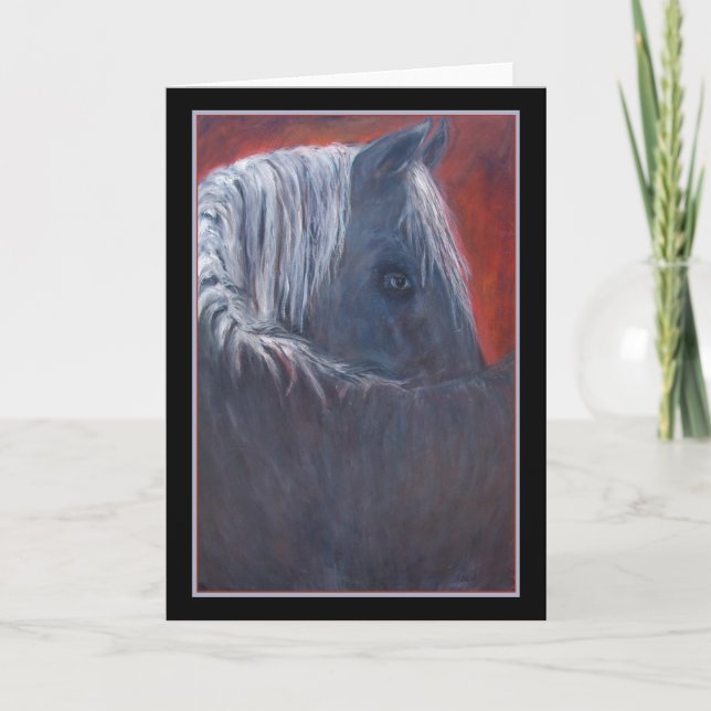 Le protecteur - carte de voeux originale d'art (Devant)