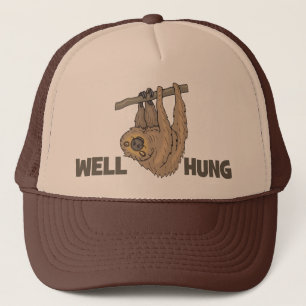Le puits a accroché le casquette de camionneur de