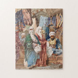 Le puzzle artistique "Le Bazar de la Soie"
