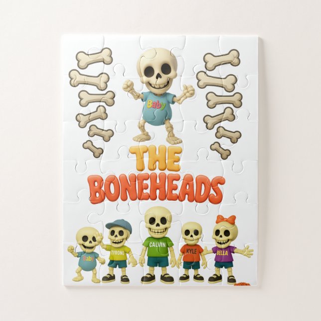 Le Puzzle Boneheads™ – Avec Bébé (Vertical)