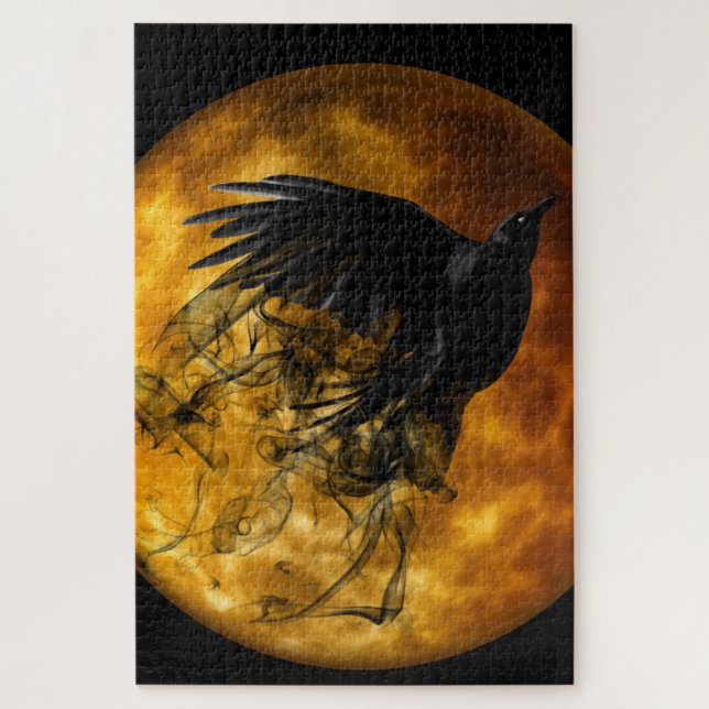 Le Puzzle Crow and Moon 1014 pcs (Vertical)