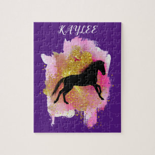 LE PUZZLE DE CHEVAL ÉCLAIRANT PERSONNALISÉ.