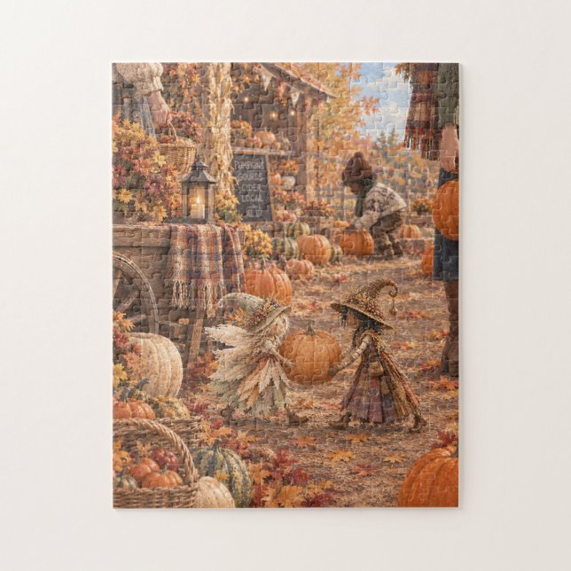 Le Puzzle de la Parcelle de Citrouilles (Vertical)
