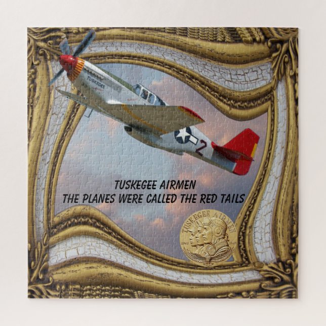 Le Puzzle de Tuskegee Airmen-RED TAILS (Vertical)