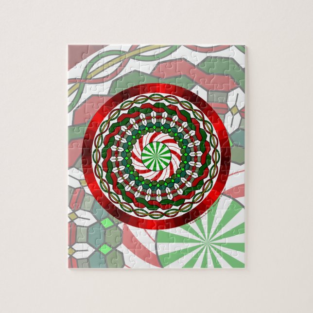 Le puzzle des couleurs de Noël (Vertical)