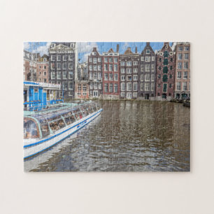 Le puzzle des maisons du canal d'Amsterdam