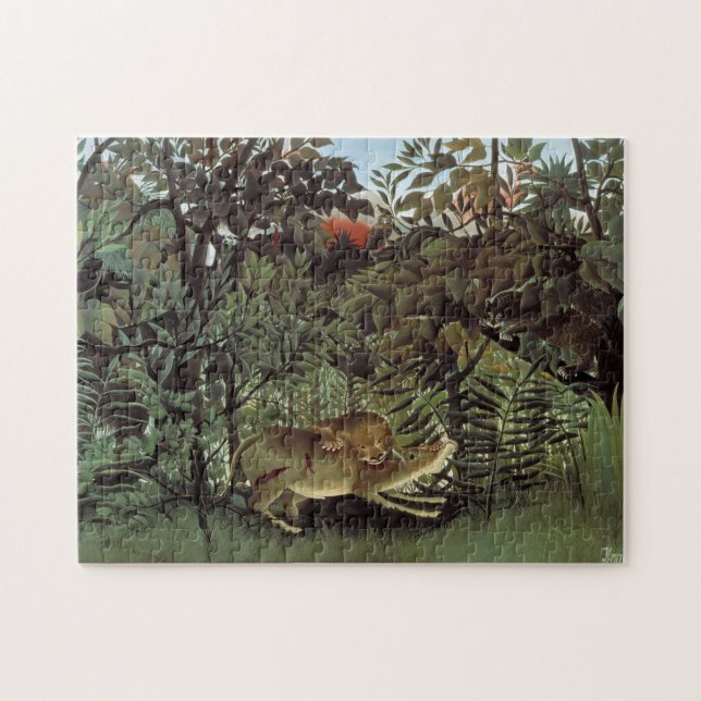 Le puzzle du lion affamé de Rousseau (Horizontal)