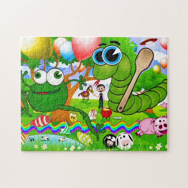 Le Puzzle du Serpent qui Court (Ide Zmija) (Horizontal)