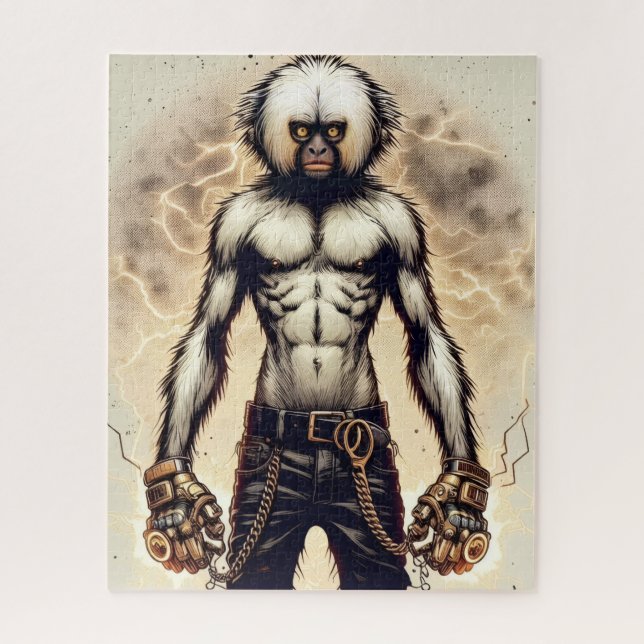 Le Puzzle du Singe Choquant (Vertical)