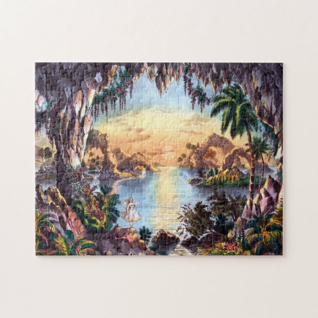 Le puzzle féerique de grotte (Horizontal)