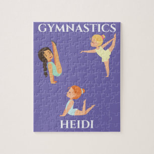 Le puzzle personnalisé de la fille GYMNASTICS.