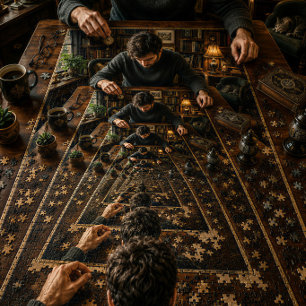 Le Puzzle Sans Fin Illusion Infinie