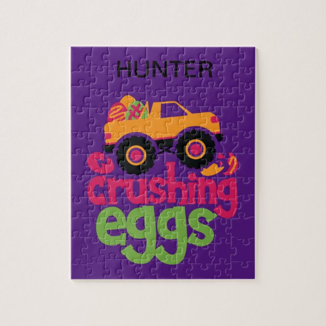 LE PUZZLE "TRUCK CRUSHING EGGS" A ÉTÉ PERSONNALISÉ (Vertical)