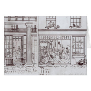 Le quart de cercle, la rue de régent et la ruelle