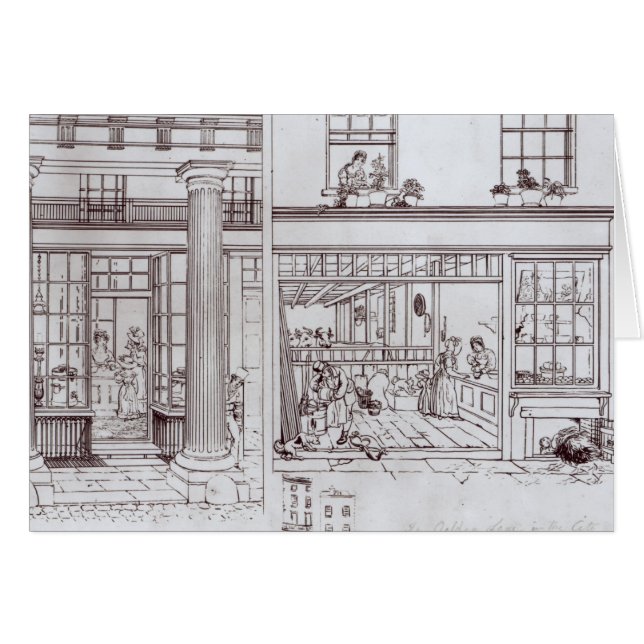 Le quart de cercle, la rue de régent et la ruelle (Devant horizontal)