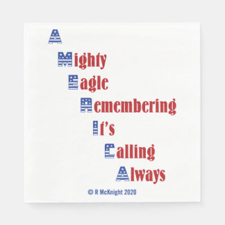 le quatrième de juillet les serviettes en papier