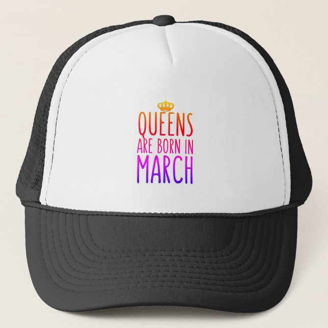 Le Queens sont en mars casquette né (Devant)