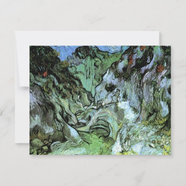 Le Ravin des Peiroulets par Vincent van Gogh (Devant)