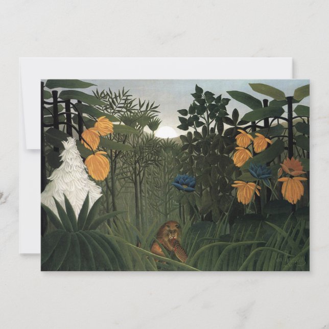 Le Repas du lion | Henri Rousseau (Devant)