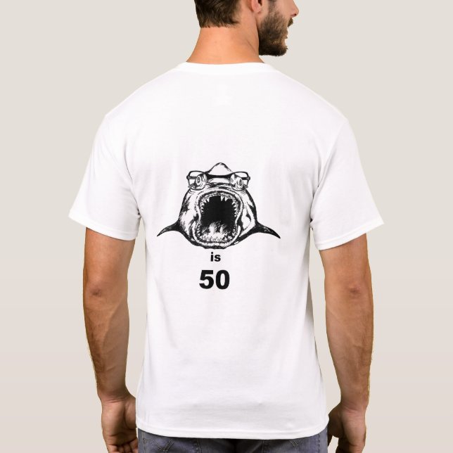 Le Requin Tourne 50 T-Shirt (Dos)