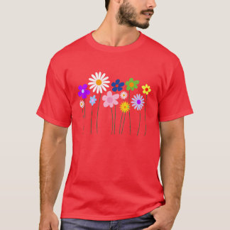 le ressort fleurit le T-shirt
