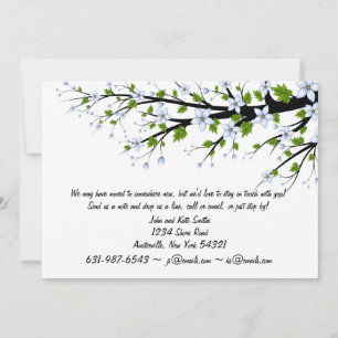 Le ressort se développe nouveau faire-part