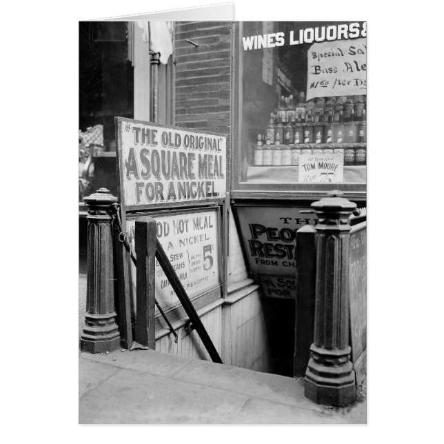 Le restaurant à cinq cents, 1915 (Devant)