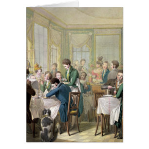 Le restaurant dans le Palais Royal, 1831