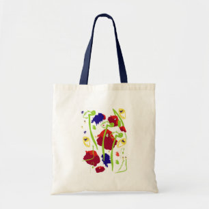 Le résumé sauvage fleurit le sac