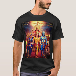 Le retour de Rama à Ayodhya T-Shirt Célébrer Sei