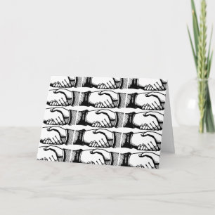 Le rétro cru remet la carte de félicitations de