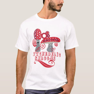 Le rétro T-shirt super des hommes de champignons