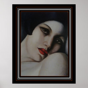 Le rêve - Art déco Imprimer par Tamara de Lempicka