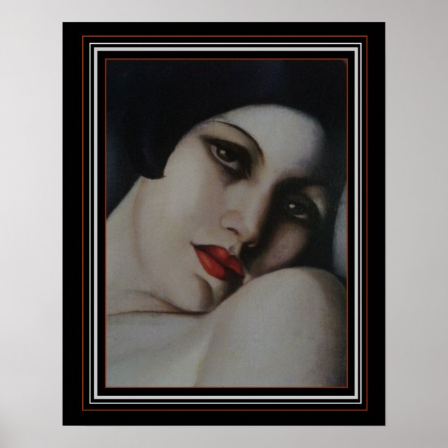 Le rêve - Art déco Imprimer par Tamara de Lempicka (Devant)