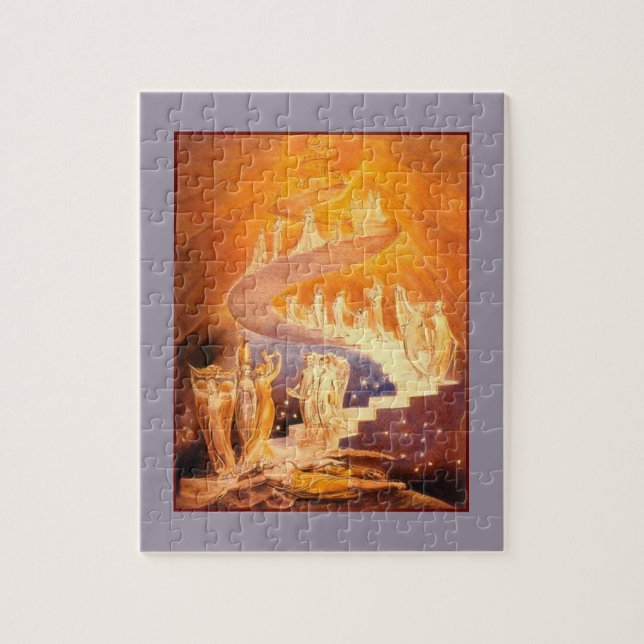 Le rêve de Jacob Par William Blake Jigsaw Puzzle (Vertical)