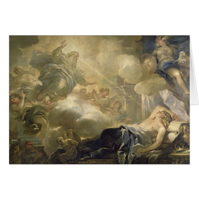 Le rêve de Solomon, c.1693 (huile sur la toile) (Devant horizontal)