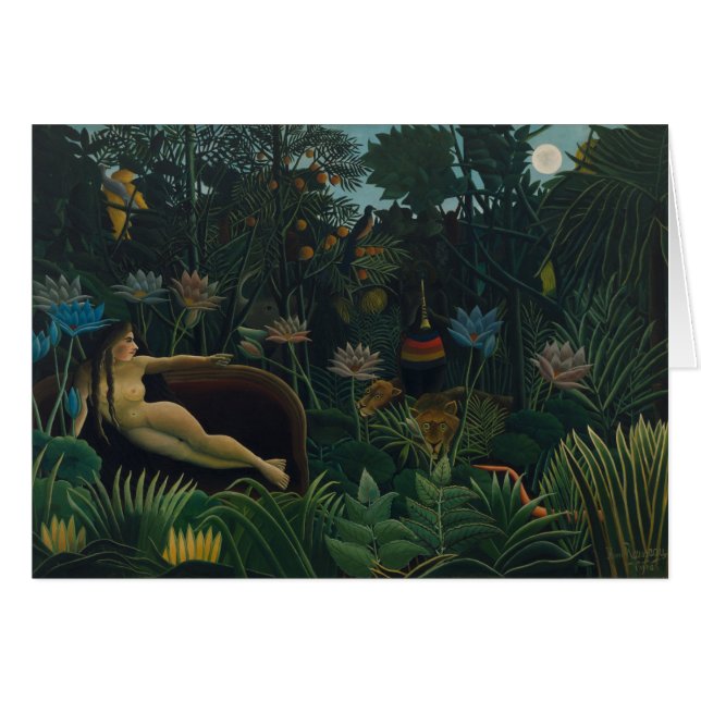 Le Rêve (Le Rêve Exotique) de Henri Rousseau (Devant horizontal)