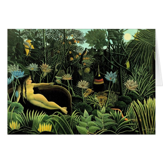 Le rêveur de Henri Rousseau (1910) (Devant horizontal)