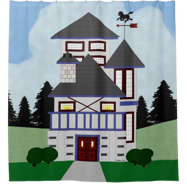 Le rideau de douche de la maison (Devant)