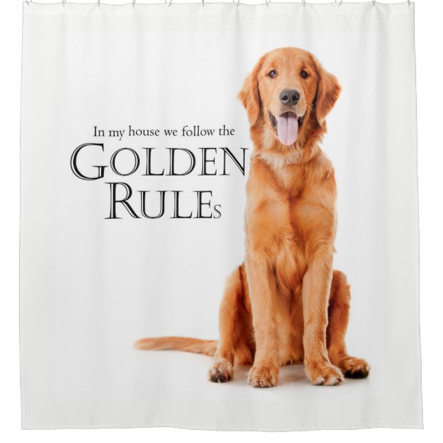 Le rideau de douche Golden Rules (Devant)