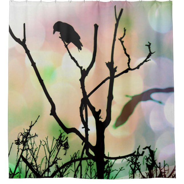 Le rideau de douche Lonely Crow (Devant)