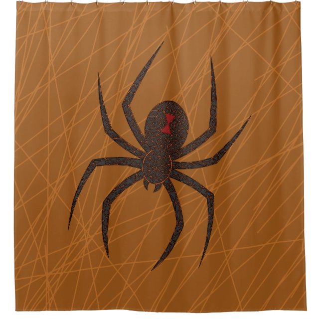 Le Rideau de Douche Toile d'Araignée (Devant)